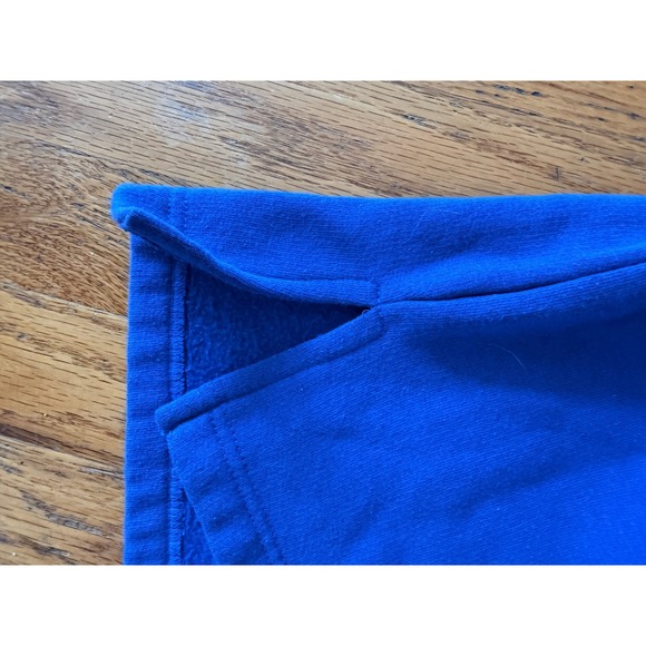 VTG Blue Santa Moon Plaid Christmas Sweatshirt Women's Size MP Baxter & Wells - Picture 6 of 6